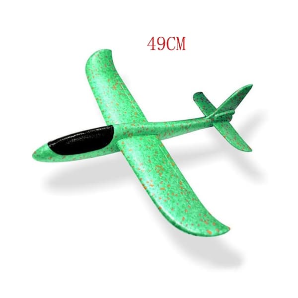 49 cm handkastfria glidflygplan skummodell EPP Breakout-flygplan partyspel barn utomhuskul presentleksaker för barn 49CM Blue