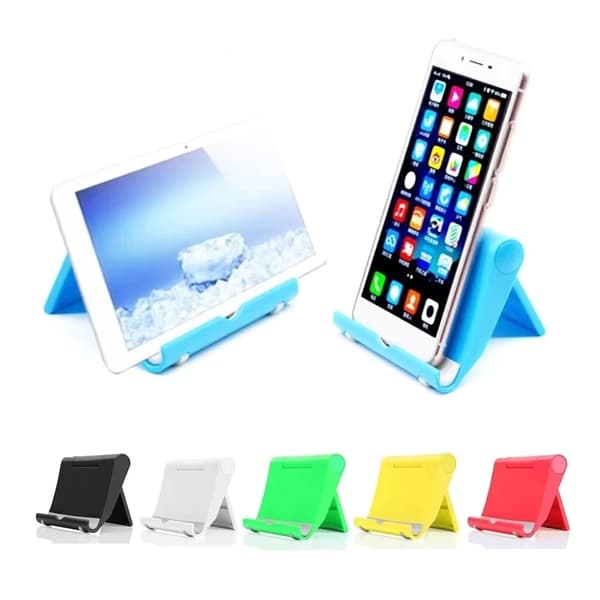 Universal Bærbar Sammenklappelig Justerbar Telefon & Tablet Stativ til iPad iPhone Xiaomi green