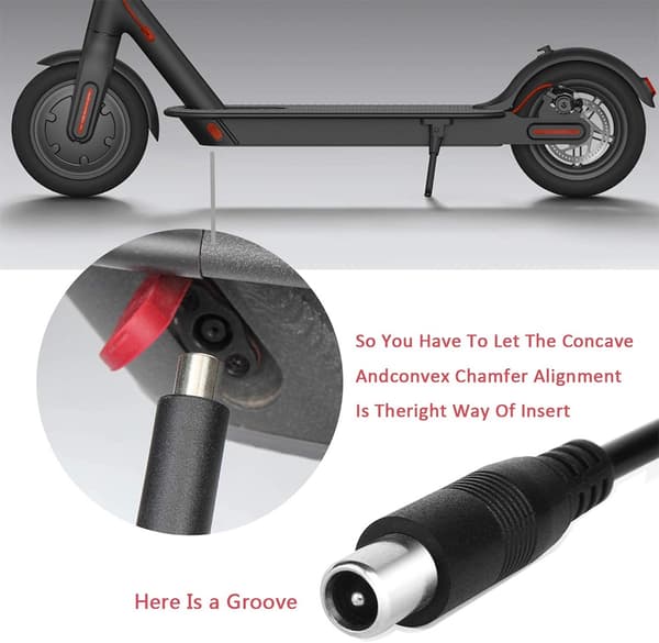 42V 2A Laddaradapter för Xiaomi M365, Bird, Spin, Segway Ninebot ES1 ES2 ES4, Lime Elscooter 42V 2A UK PLUG