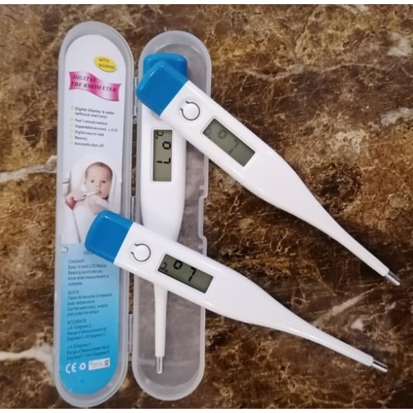 Digital fever thermometer with LCD screen-Fever thermometer