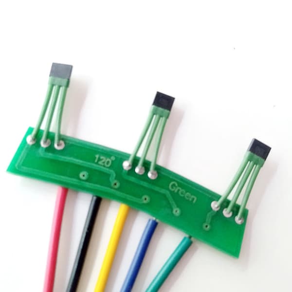 Hall-sensor til elektrisk køretøj 10G 3144 3143 PCB-motorkort 120° ledningskabel