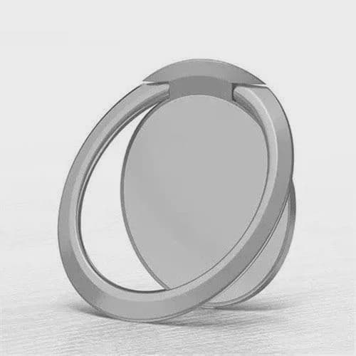 Magnetisk telefonholder til bil med fingerringstik Silver