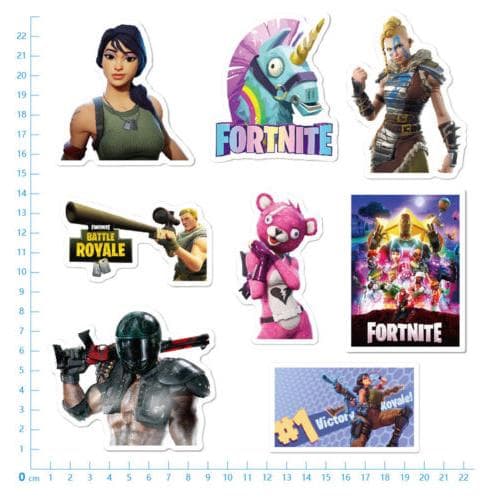 Fortnite stickers 104pcs