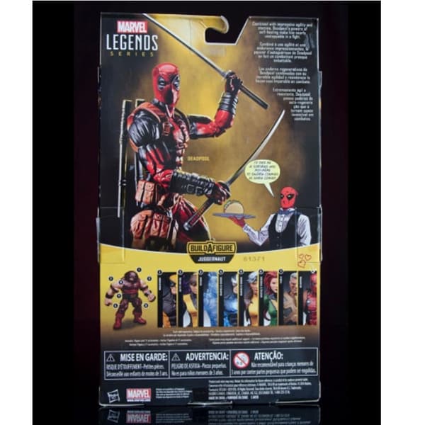 Marvel Legends Deadpool actionfigur - rörlig X-Men superhjälteleksaksmodell 01 Size with box