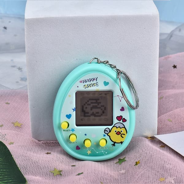 Nostalgiske virtuelle Tamagotchi-kæledyr - elektroniske cyberdyr-legetøj til børn WHITE
