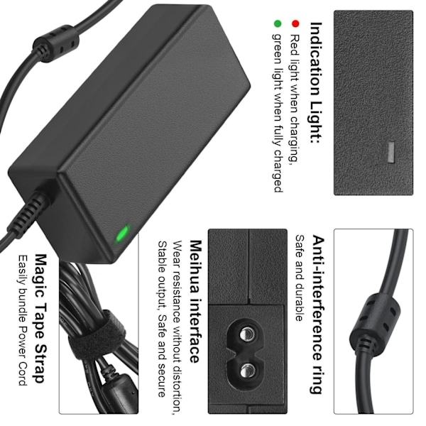 42V 2A Hurtigoplader batterilader til el-scooter elcykel batterilader