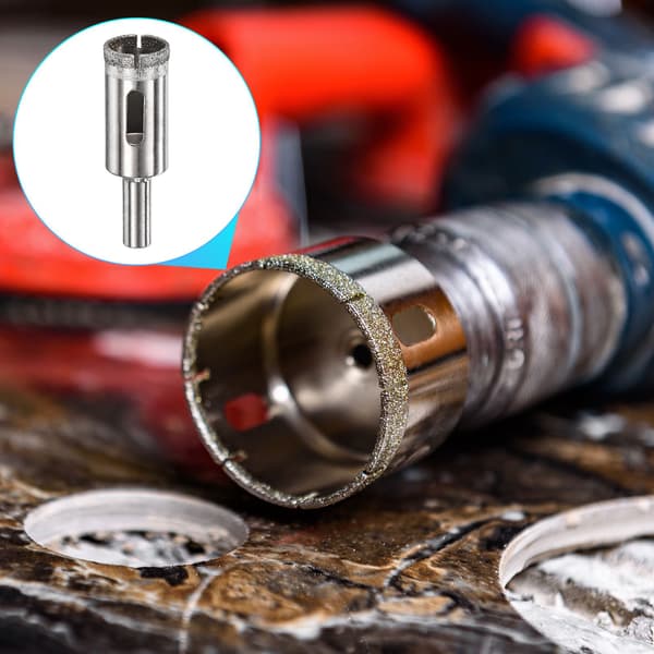 5-delt diamanthulsavbor 3-18 mm glasbor til keramik/marmor/granit 7 mm  Round shank