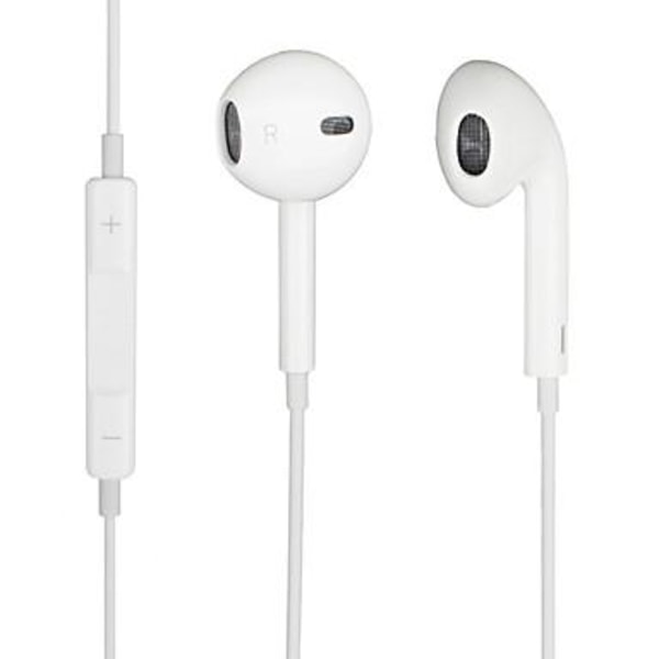 God kvalitet IOS Headset til iPhone med volumenkontrol, Hvid, 9518 | Fyndiq