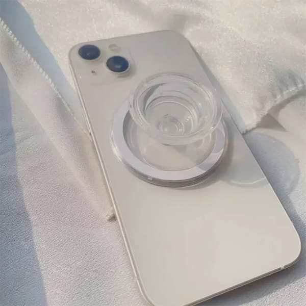 Magnetisk udvidelig ringstativ foldbar telefonholder til iPhone Samsung Xiaomi B