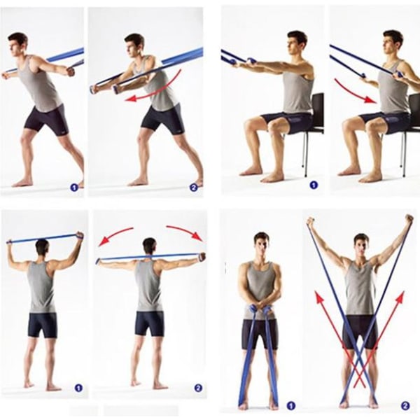 Exercise Bands - Rubber bands for stretching and versatility Gold