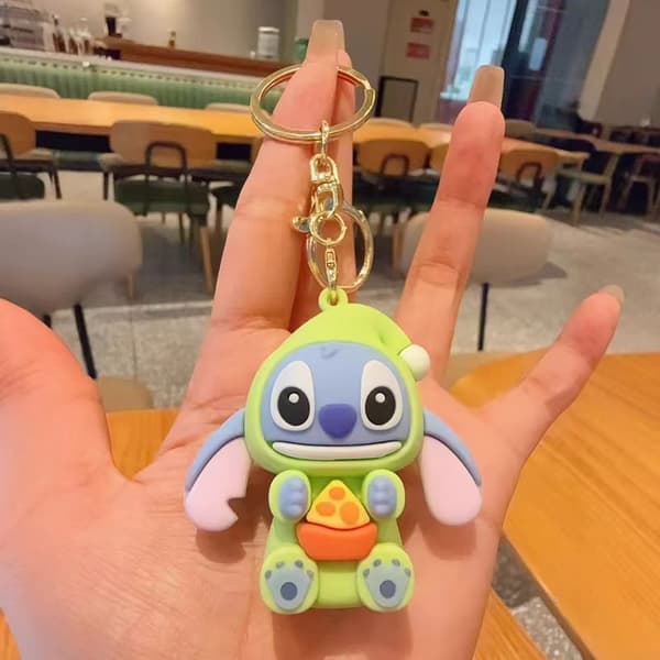 Ny Disney Stitch blind box Eat Some Thing Before SleepTrendy legetøjsfigur mode gavepose vedhæng dekoration nøglering E-NO BOX