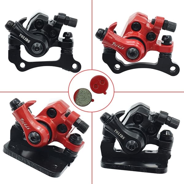 KuGoo M4/M4 Pro El-løbehjul Iron Skivebremsekaliber For- og baghjulstilbehør Red bracket