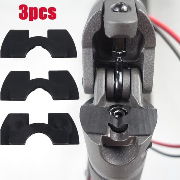 M365 Scooter Støddæmper Silikone Vibrationsdæmper 3 stk. Elscooter Dele black