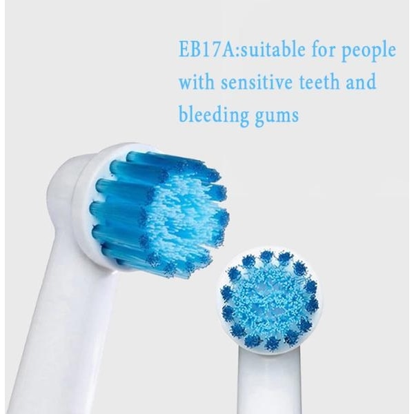 8-pack hammasharjaspäät Oral-B yhteensopiva Acrylic