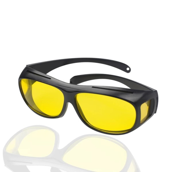 Mörkerglasögon för Bilkörning - Night Vision Glasögon-Gul Gul 6474 | Yellow  | Fyndiq