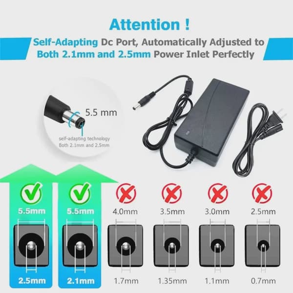 42V 2A Scooter Batteriladdare för 36V Elcykel M365 Hoverboard US Plug