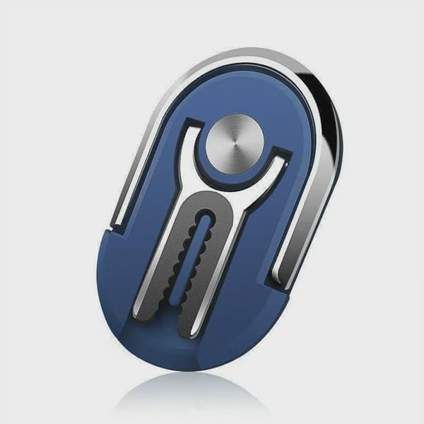 360° Ringholder Telefonstativ Universal Bilventilationsmontering Multifunktionelt Telefongreb Blue