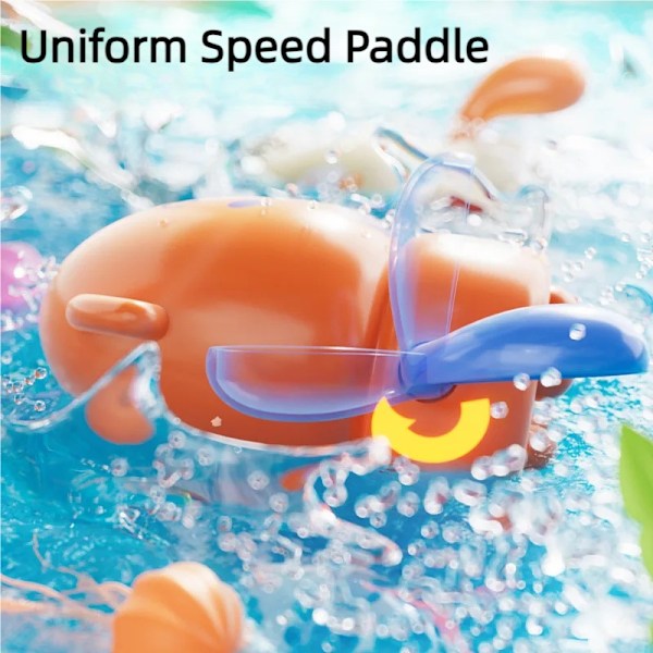Bath Toy Octopus - Badleksak för barn och badkar Orange