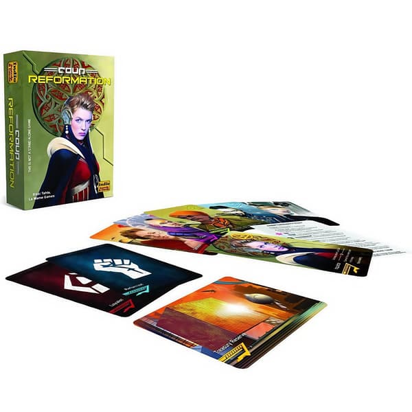 Avalon + Resistance + Coup + Coup Renewal: Identity Hidden and Reasoning Strategy Board Game Collection COUP lu