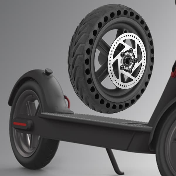 Bakdäcksnavbyte för Xiaomi Mijia M365 elscooter black