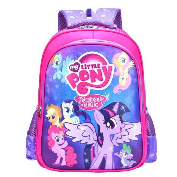 Rygsæk My Little Pony skoletaske Bedste julegave til børn Blue