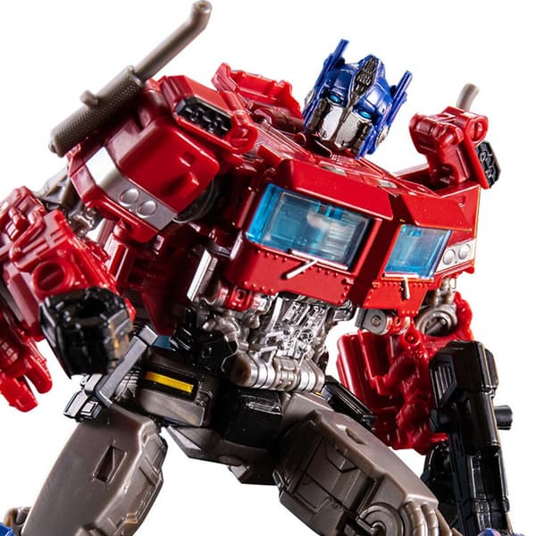 Transforming Robot Car Alloy Commander Optimus Prime Action Figur - Barnfödelsedagspresent YS04B