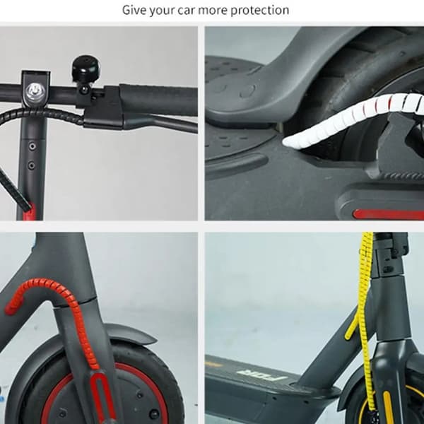 Xiaomi M365 Scooter Kabelopruller Beskytter Ledningsbeskyttelse Yellow