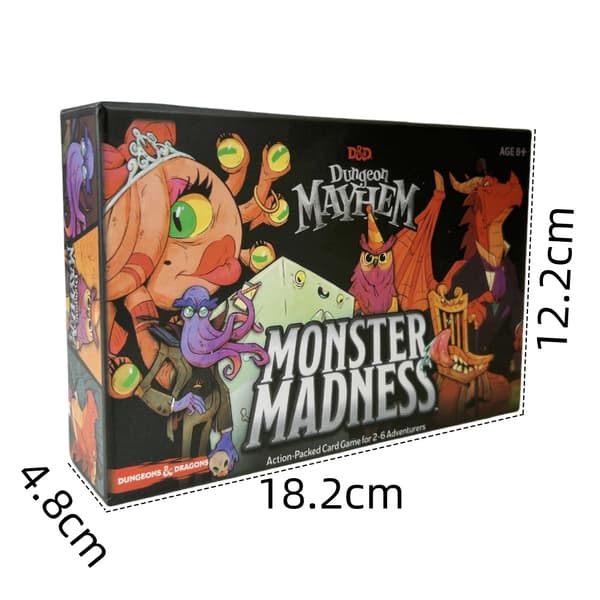 Baldur's Gate Dungeon Mayhem Brädspel Monster Madness Card Engelsk version Barnleksakspresent Dungeon Large