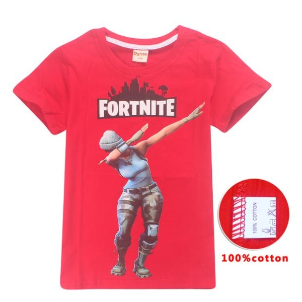 Fortnite T-paita lapsille Red 140