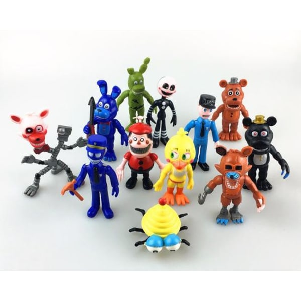 12 Pack Five Nights at Freddy's Figures joululahjoja