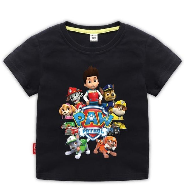 T-SHIRT PAW PATROL - Kort ärm T-shirt Black 120