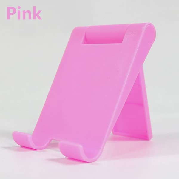 Justerbar, foldbar telefonholder til Xiaomi iPhone 12 13 Pro Max tablet, skrivebordsstøtte Pink