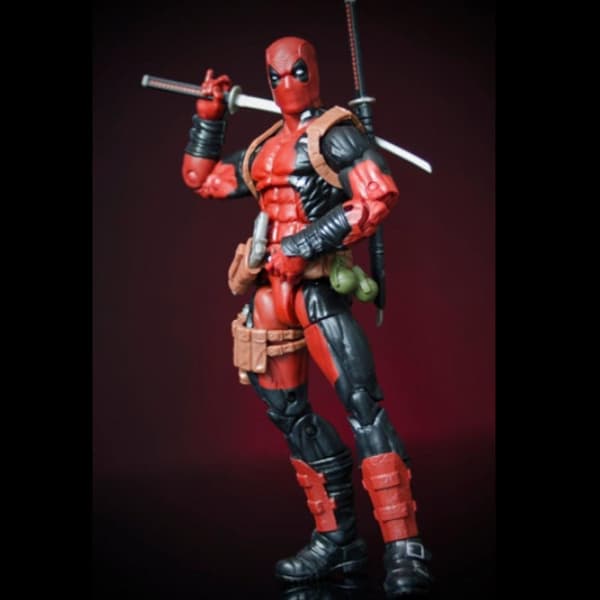 Marvel Legends Deadpool actionfigur - rörlig X-Men superhjälteleksaksmodell 01 Size with box