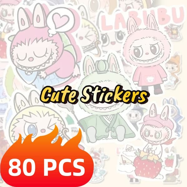 17 cm s Doll Hættetrøjetøj - Farverigt tilbehør til Monster s Blind Box Dolls random 6 Pcs model 25