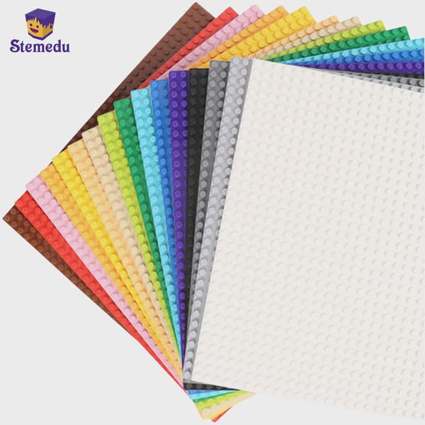 32x32 basplatta för byggklossar - DIY-kompatibel med LEGO, perfekt presentleksak för barn PINK