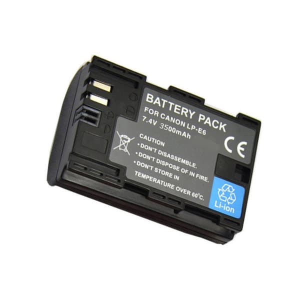 3500mAh LP-E6 LPE6 E6N kamerabatteri til Canon-kameraer til EOS 5D Mark II 2 III 3 6D 7D 60D 60Da 70D 80D 90D DSLR til EOS 5DS 5Pcs