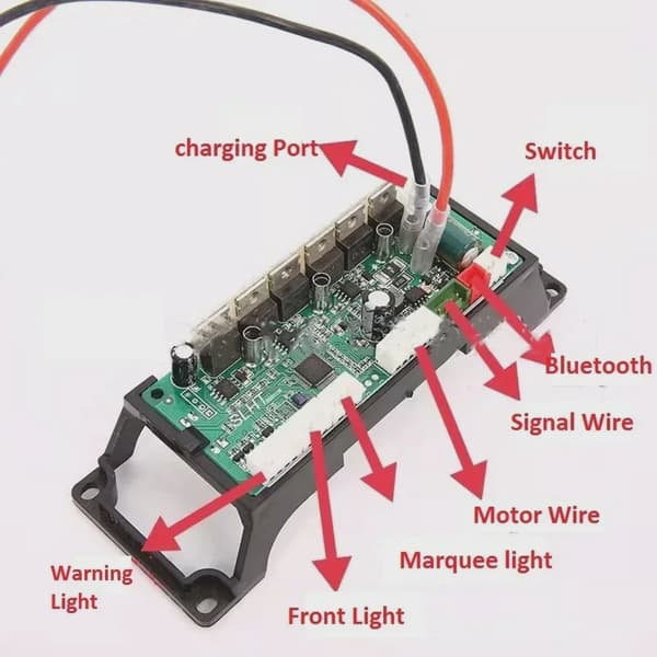 36V Dual System Elektrisk Balance Scooter Hoverboard Controller Board med Bluetooth 6/8/10 Tommer One Set