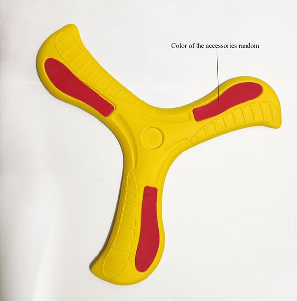 Förälder-barn utomhus interaktiv Shamrock Boomerang leksak för semesternöje och stresslindring Orange random 1 PCS