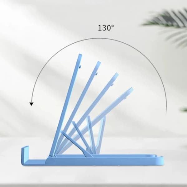 Sammenklappelig universel telefonholder til iPad iPhone Samsung Xiaomi Huawei Blue