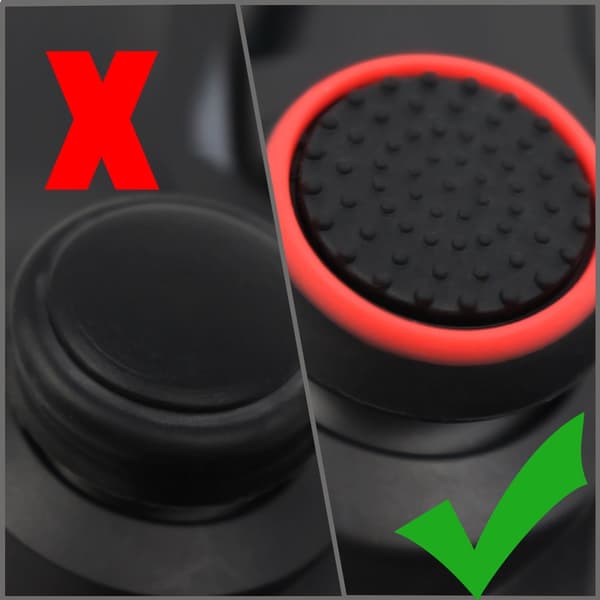 4 stk. silikone analoge thumbstick-grebsdæksler til PS5/PS4/PS3 controllerhætter til Steam Deck/Xbox One/Xbox 360 gamepad-tilbehør Black Green