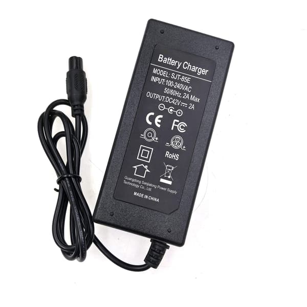 42V 2A Universal Batterioplader 100-240VAC til Selvbalancerende Scooter Hoverboard EU plug