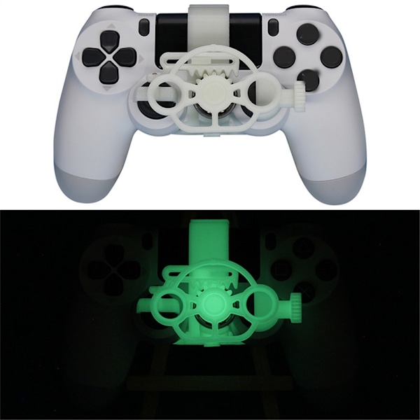 Mini styring 3D-printhjul til PS4-controller racerspil hjælpecontroller spil joystick simulator gamepad Blue