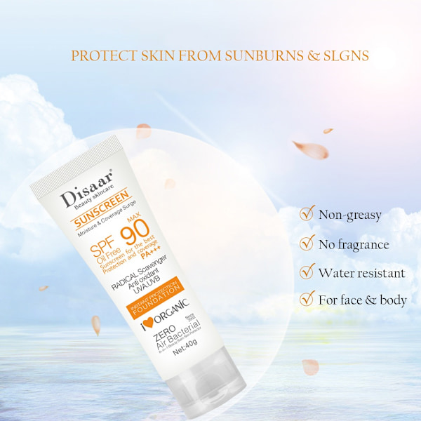 Disaar Facial Sunscreen Cream SPF 90 Body Protector Solar Lotion