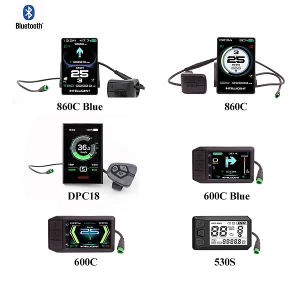 BAFANG CAN-Protocol Elcykel Display 860C 600C 530S DPC18 P860C Bluetooth Midtermotorsæt CAN 530S