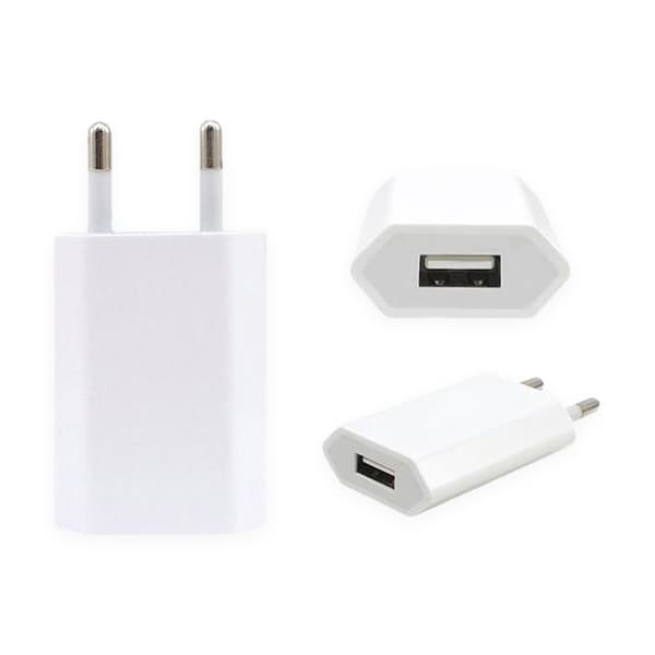 3 Pack Laddare till iPhone / Samsung 5V / 1A mfl Vit