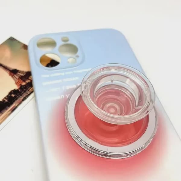 Magnetisk udvidelig ringstativ foldbar telefonholder til iPhone Samsung Xiaomi C