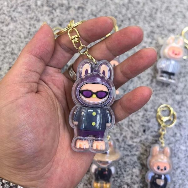 Uusi Labubu Avaimenperä Blind Box Lelut Reppuriipus suojakotelolla Blind Box Hot Kawaii Cartoon Bag Mystery Box Lasten lelut Random 1pc