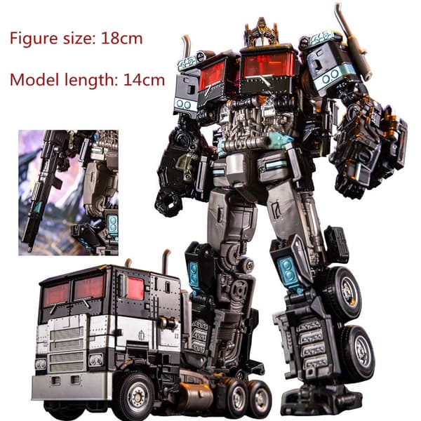 YS04A Optimus Prime Robot Car Action Figur - Legerad plasttransformationsleksak för barns födelsedagspresent 8802