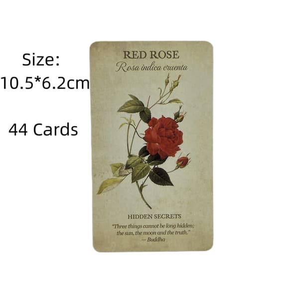 Botaniske Inspirationer Oracle Cards A 45 Deck Tarot Engelsk Version Brætspil Deck til personlig brug Edition TS80