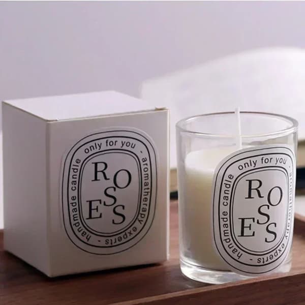 Romantisk Transparent Doftdoft Ljus Ljus Present Doftande Aromatiska Ljus Gästpresent Ljus Bröllopsljus Ljusburk BAIES